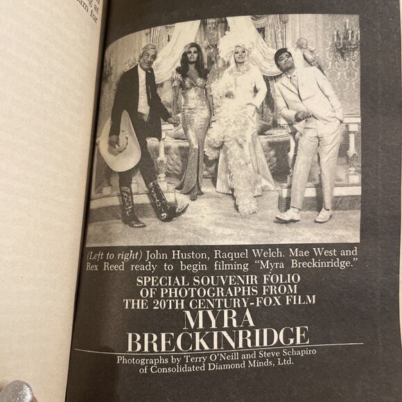 Myra Breckinridge by Gore Vidal (1968 Bantam Paperback) Raquel Welch Cover Good - Picture 8 of 10